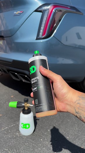 The ultimate lather, the ultimate pre-wash, the ultimate lubricity. 3D GLW Series Ultimate Wash ✨Ultimate Wash’s premium solution is designed to effortlessly lift away all dirt and contaminants, ensuring a scratch-free and immaculate finish. Achieve the ultimate glow finish and an effortless wash with Ultimate Wash. #suds #snowfoam #foam #carwash #lather #cars | 3D Car Care