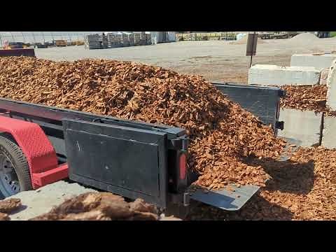 Remote Control Wood Chip & Mulch Trailer!