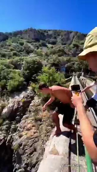 The craziest cliff jumps you've ever seen.😱