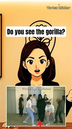 Ankhon ke saamne tha, par dikha nahi! Day1 #Psychology #30DayChallenge #InvisibleGorilla