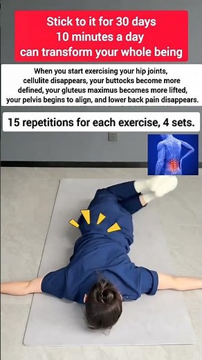 15 repetitions for each exercise, 4 sets. #fitness #taichi #homeworkout