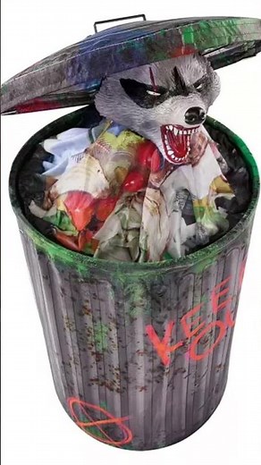 Spirit Halloween 3 Ft 7 In Trash Bandit Animatronic