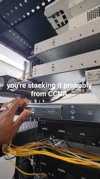 Network engineering Lesson 101 Finished cabling #engineer #engineering #networking #it #fyp #explore