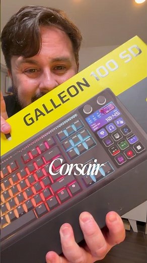 A mechanical keyboard and an Elgato Stream Deck in one place: that's the Corsair K100 Air Wireles...
