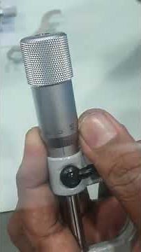 How to set zero for outside micrometer