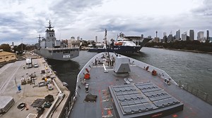 Setting Sail ⛵ HMAS Hobart III recently departed from Fleet Base East, Sydney on a regional presence deployment in the Indo-Pacific. | Royal Australian Navy