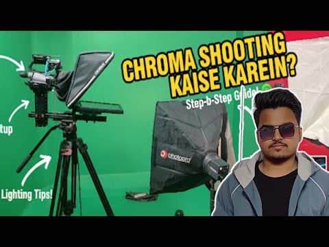 Aise hoti hai chroma & Green screen ki shooting 🎥.