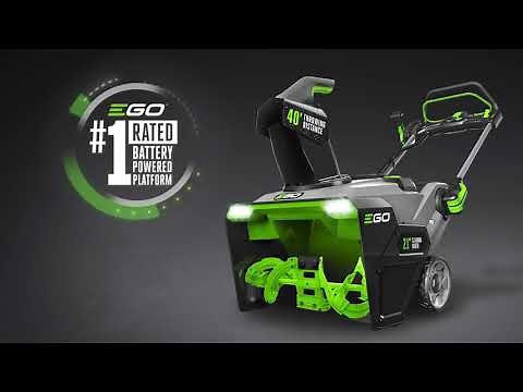 EGO POWER+ (21") SNT2114 Cordless Single-Stage Snow Blower Overview