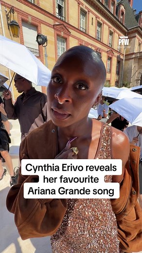 Cynthia Erivo reveals her favourite Ariana Grande song