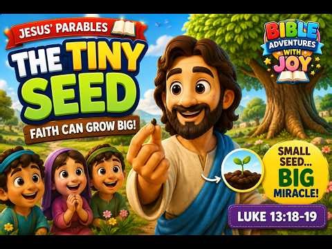 The Tiny Mustard Seed 🌱 | Jesus' Parable for Kids | Bible Story for Children