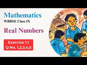 04 | Real Numbers Exercise 1.1 Q No. 1,2,3,4 & 5 | Number Line | WBBSE Math Class 9 by ConceptEra