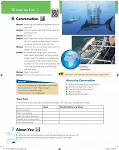 What's the most awesome experience you've evre had?  يسر  - Conversation - Super goal 2 - ثاني متوسط - المنهج السعودي