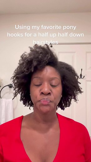 Versatile Half Up Half Down Hairstyles with Pony Hooks