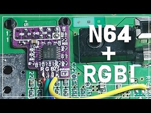$12 Upgrade?! Hispeedido N64 RGB Tutorial! AliExpress/Amazon TzorriMahm Nintendo 64 Mod