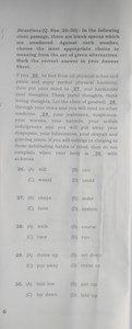 Directions (Q. Nos. 26-30): In the following cloze passage, the... | Filo