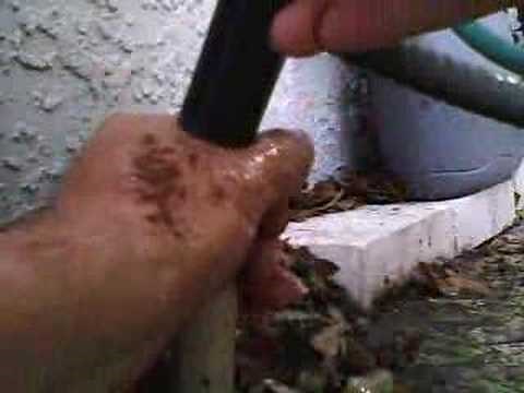 A/C condensate drain cleaning video HOW-TO