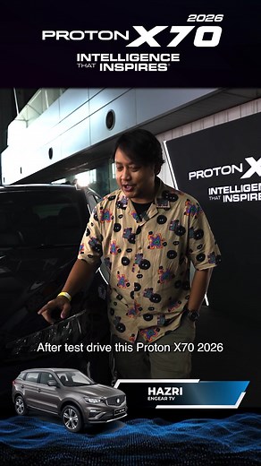 More responsive, more composed. The 2026 PROTON X70 delivers quicker acceleration, improved handling, and lower NVH, creating a drive that feels more responsive, more stable, and noticeably quieter inside. Joined by Hazri from Engear TV! Experience the 2026 PROTON X70 today: https://www.proton.com/register-interest/X70 #HiPROTON #INSPIRINGCONNECTIONS #2026PROTONX70 #RefinedOverTime #TrustedbyMillions