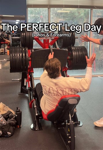 The Perfect Leg Day | Abs Forearms Included 👆 • Coaching Programs in Bio @Controlled insanity @Kevstrength #legday #musclegrowth #gymtok #legdayworkout #lowerbodyworkout