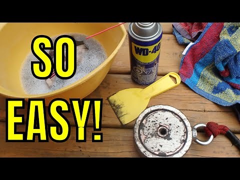 How To Clean Your Magnet Fishing Gear | FAST & EASY MAGNET CARE!