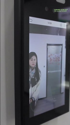Next-level security with a 7” screen 😎 | Facial Recognition System demo 🚀 #accesscontrol #faceid