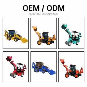 [Hot Item] Affordable Mini Small 4X4 Wheel Backhoe Loader, Delivering Cost-Effective Solutions for Tight Space Excavations.