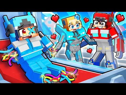 Roxy Stole OMZs TRANSFORMER GIRL Sad Love Story Minecraft!