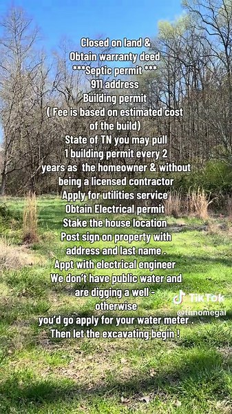 Posting this because I get so many messages with people that don’t even know where to begin in building their own home. The process gets easier the more you have done it and this will be our fourth home build together acting as our own contractor. If you are your own contractor, you can save quite a bit of money, but a lot of people don’t want that responsibility or liability and I get that! I actually enjoy the process. Here’s a breakdown of the initial steps in order of getting started. ##home