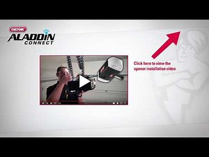Aladdin Connect Integrated Wi-Fi Smart Garage Door Openers Programming and Setup
