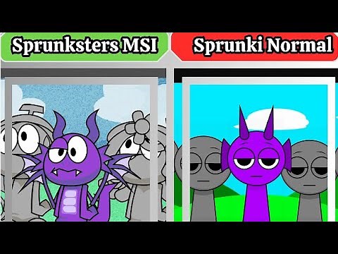 Sprunksters MSI and Sprunki Phase 1: Two Stages, One Universe – What's the Difference?