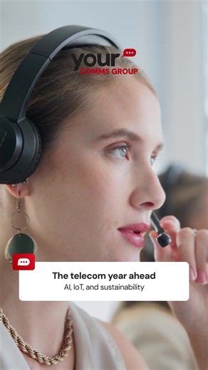 AI, IoT, and sustainability, three trends shaping telecom in 2025. See what’s next for your business. Read more: https://hubs.la/Q03Sl2jP0 #TelecomTrends #BusinessInsights #FutureReady | Your Comms Group