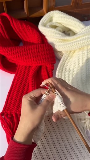 KnittingWell on Instagram: "Handmade scarf 😍🧶"