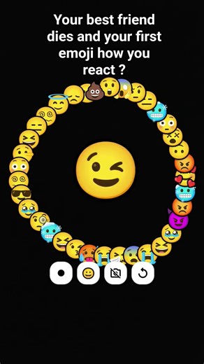 your best friend dies and your first emoji is how you react?