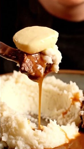 🥩✨ Steak & Mashed Potato Dinner – ASMR #mukbang #food #asmr #notalking #eating