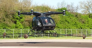 Surefly passenger drone performs first manned flight