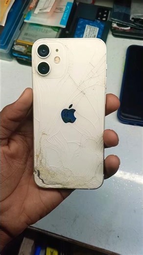 iphone 12 mini back panel change repairing #viral #shorts