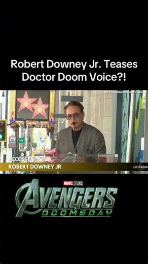 Robert Downey Jr. Doctor Doom voice for Avengers Doomsday?! #robertdowneyjr #avengersdoomsday #mcu