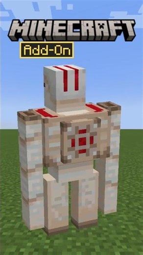 #minecraft Blockbench creation: Redstone powered iron golem