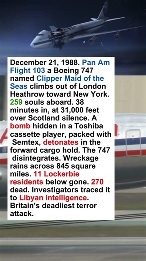 How a BOMB Took Down a Boeing 747 Over Scotland — Pan Am 103, Lockerbie 1988