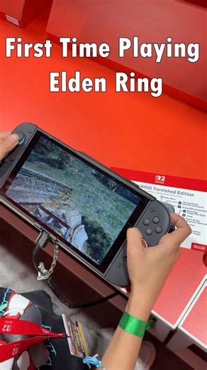 56K views · 151 reactions | My Sons first time playing Elden Ring on Nintendo Switch 2 #Switch2 #EldenRing | Open Surprise | Facebook