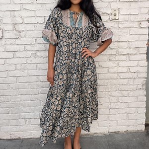 NWT Kyra Peasant Dress by self contrast sz s / sold... | Depop