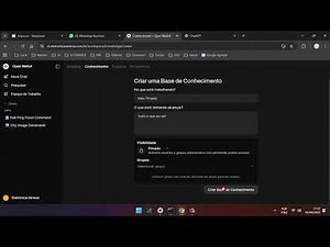 How to create a knowledge base - Open WebUI