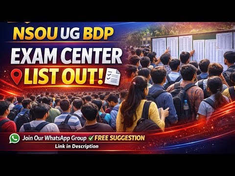 List of the Examination Centre for BDP & UG (CBCS) Term-End Theory Examination, Dec-2024 & June-2025
