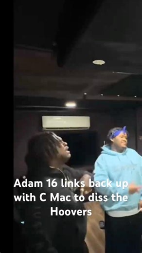 Adam 22 links back up with C Mac to diss the Hoovers #cmac #cripmac #nojumper #adam22 #wwe #wweraw