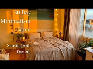 30 Day Minimalism Challenge BACKWARDS - I decluttered 465+ Items 🙌 Bloopers at the end 😁