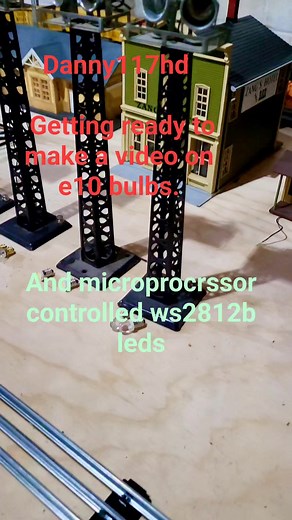 Model train e10 bulb bulb comparison. Incandescent to led to ws2812b video in production now. | Dan Sylvester