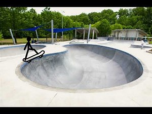 Skateboarding (Pivot stick figure animation)