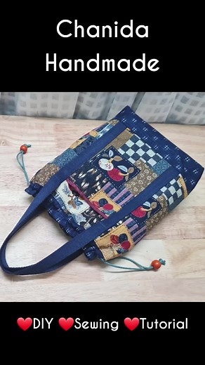 iPad/Tablet bag sewing tutorial #handmade #diy #sewing #bagtutorial #chanidaHandmade