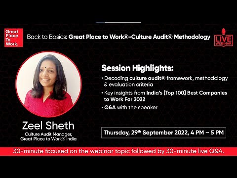 Back to Basics: Great Place to Work®-Culture Audit© Methodology