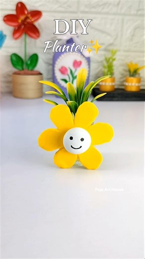 DIY planter | planter craft | clay art | #diy #handmade #viralvideo #claycraft #diycrafts #craft
