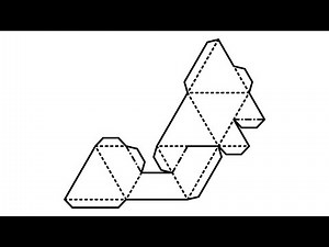 展開図から箱を組み立てる